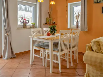 Ein Sitzbereich in der Unterkunft Hohnstein