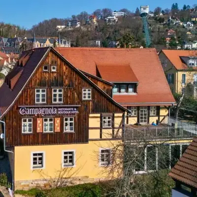 La Campagnola - Ristorante & Boutique Hotel Dresden mit Blick auf die Elbe ruhig gelegen