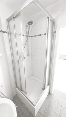 Ein Badezimmer in der Unterkunft Grüna Monteurwohnungen