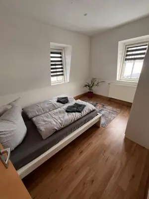 Ein Sitzbereich in der Unterkunft Ferienwohnung Unger