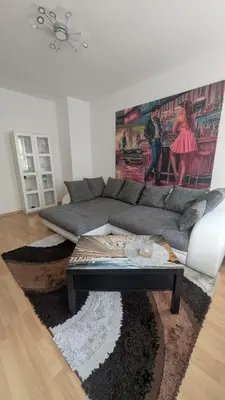 Ein Sitzbereich in der Unterkunft Schickes Apartment mit Stil - 58qm groß