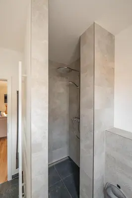 Ein Badezimmer in der Unterkunft Haus Lindolino