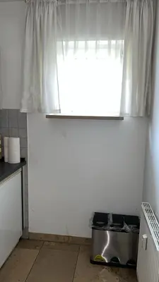 Küche/Küchenzeile in der Unterkunft Gut gelegene Ferienwohnung in Dresden Neustadt