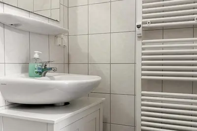 Ein Badezimmer in der Unterkunft Jäckel, App 123