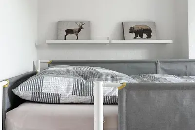 Ein Bett oder Betten in einem Zimmer der Unterkunft Jäckel, App 123