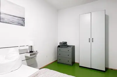 Ein Bett oder Betten in einem Zimmer der Unterkunft Dohna, App 117