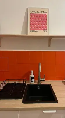 Küche/Küchenzeile in der Unterkunft Wunderschönes Ferienappartment in Toplage