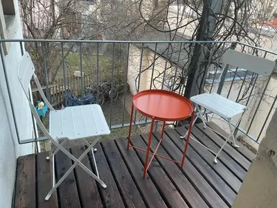 Ein Balkon oder eine Terrasse in der Unterkunft Wunderschönes Ferienappartment in Toplage