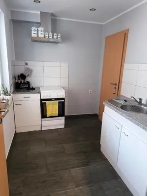 Küche/Küchenzeile in der Unterkunft Gästehaus Müller