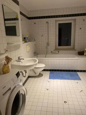 Ein Badezimmer in der Unterkunft Stadtgarten