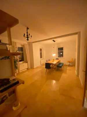Küche/Küchenzeile in der Unterkunft Stadtgarten