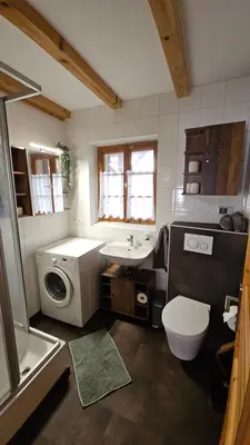 Ein Badezimmer in der Unterkunft Sethmacher Stube