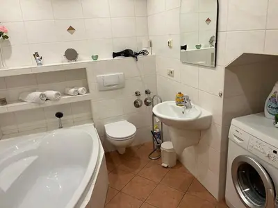 Ein Badezimmer in der Unterkunft Fewo Miriquidi Perle