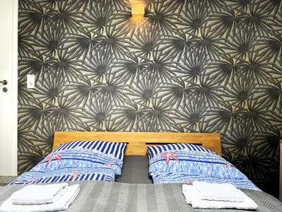 Ein Bett oder Betten in einem Zimmer der Unterkunft Hoffmannshof
