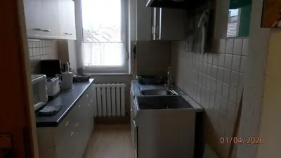 Küche/Küchenzeile in der Unterkunft Ferienwohnung bei Familie Keil