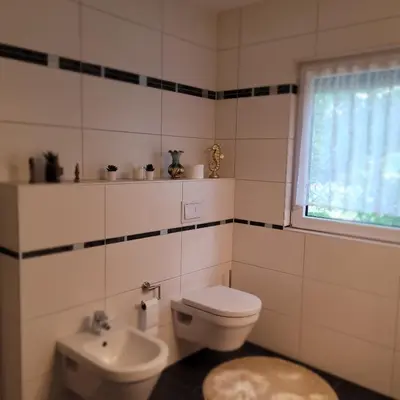 Ein Badezimmer in der Unterkunft Ferienwohnung Weber
