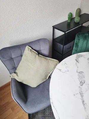 Ein Sitzbereich in der Unterkunft 2 in 1 City Apartment Dresden