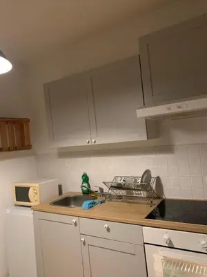 Küche/Küchenzeile in der Unterkunft Fabelhafte Ferienwohnung in Dresden Neustadt