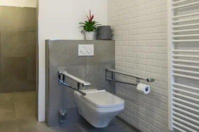 Ein Badezimmer in der Unterkunft Rotes Nest