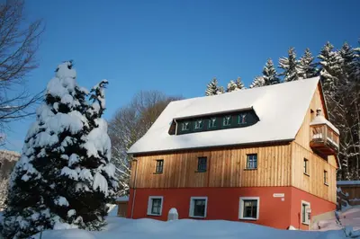 Armenhaus Holzhau im Winter