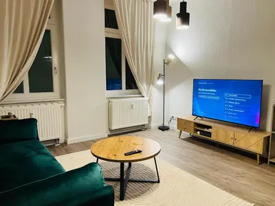 TV/Unterhaltungsangebot in der Unterkunft Moderne Ferienwohnung im Stadtzentrum - ClaraNest