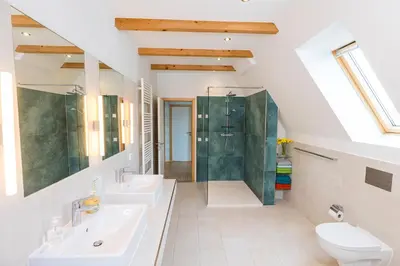 Ein Badezimmer in der Unterkunft Ferienhaus Waitzdorfer Zinne