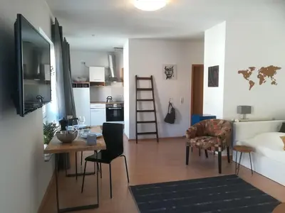 Küche/Küchenzeile in der Unterkunft 1-Raum-Apartment -Stockholm-