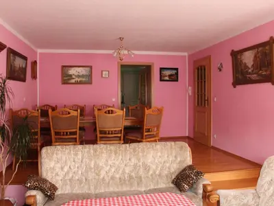 Ein Sitzbereich in der Unterkunft Apartment Geräumige Ferienwohnung mit Terrasse- in günstiger zentraler Lage in der Oberla by Interhome