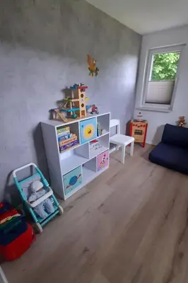 Ein Sitzbereich in der Unterkunft Holiday Home Mit der Natur im Einklang by Interhome