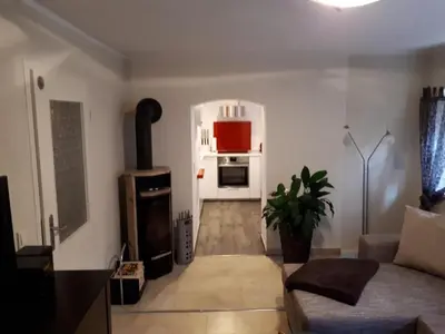 Küche/Küchenzeile in der Unterkunft Apartment Bergnest by Interhome