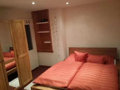 Ein Bett oder Betten in einem Zimmer der Unterkunft Apartment Bergnest by Interhome