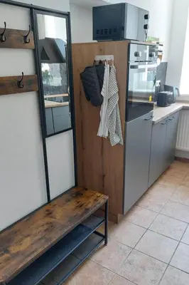 Küche/Küchenzeile in der Unterkunft Apartment am Hofladen Hellendorf - Sächsische Schweiz by Interhome