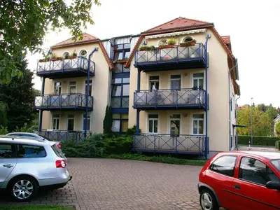 Das Gebäude in dem sich die Ferienwohnung befindet