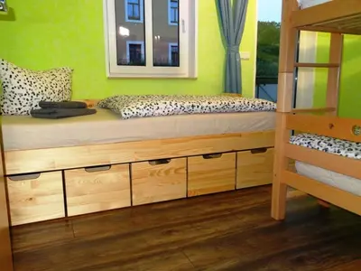 Ein Bett oder Betten in einem Zimmer der Unterkunft Apartment Appartement in Lockwitz mit Garten by Interhome