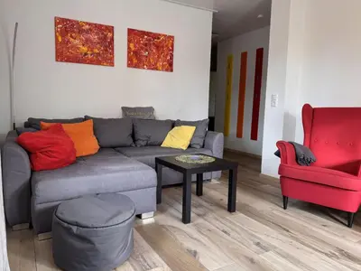 Ein Sitzbereich in der Unterkunft Apartment Horn by Interhome
