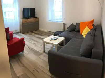 Ein Sitzbereich in der Unterkunft Apartment Horn by Interhome
