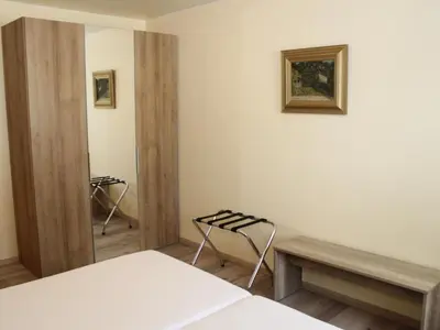 Ein Bett oder Betten in einem Zimmer der Unterkunft Apartment Horn by Interhome