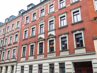 Das Gebäude in dem sich die Ferienwohnung befindet