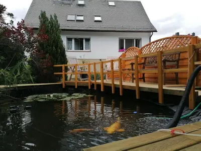 Das Gebäude in dem sich die Ferienwohnung befindet