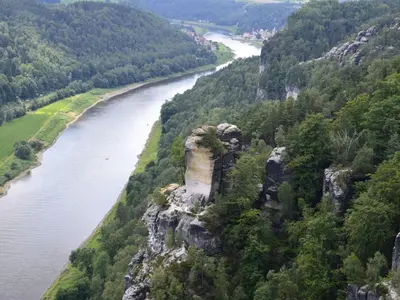 Naturlandschaft in der Nähe des Ferienhauses