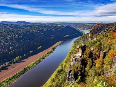 Naturlandschaft in der Nähe der Ferienwohnung