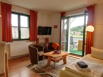 TV/Unterhaltungsangebot in der Unterkunft Apartment Fewo Schrammsteine by Interhome