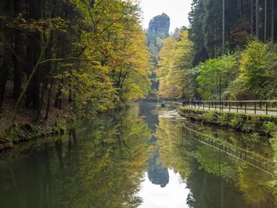 Naturlandschaft in der Nähe der Ferienwohnung