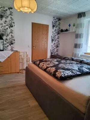 Ein Bett oder Betten in einem Zimmer der Unterkunft Erzstube