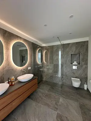 Ein Badezimmer in der Unterkunft Großzügiges Landhaus mit Pool & Kamin - ideal zwischen Leipzig und Dresden - Spacious Country House with Pool near Leipzig & Dresden