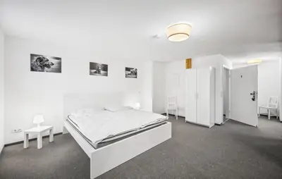 Ein Bett oder Betten in einem Zimmer der Unterkunft Gut Barzig