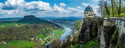 Naturlandschaft in der Nähe des Hostels
