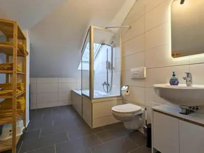 Ein Badezimmer in der Unterkunft Ankommen und Wohlfühlen - Fewo für 4 in Freital