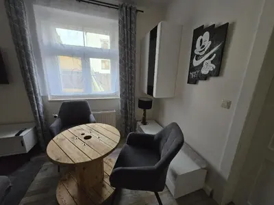 Ein Sitzbereich in der Unterkunft Highland-Apartment by MacLeod