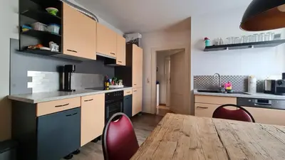 Küche/Küchenzeile in der Unterkunft Highland-Apartment by MacLeod
